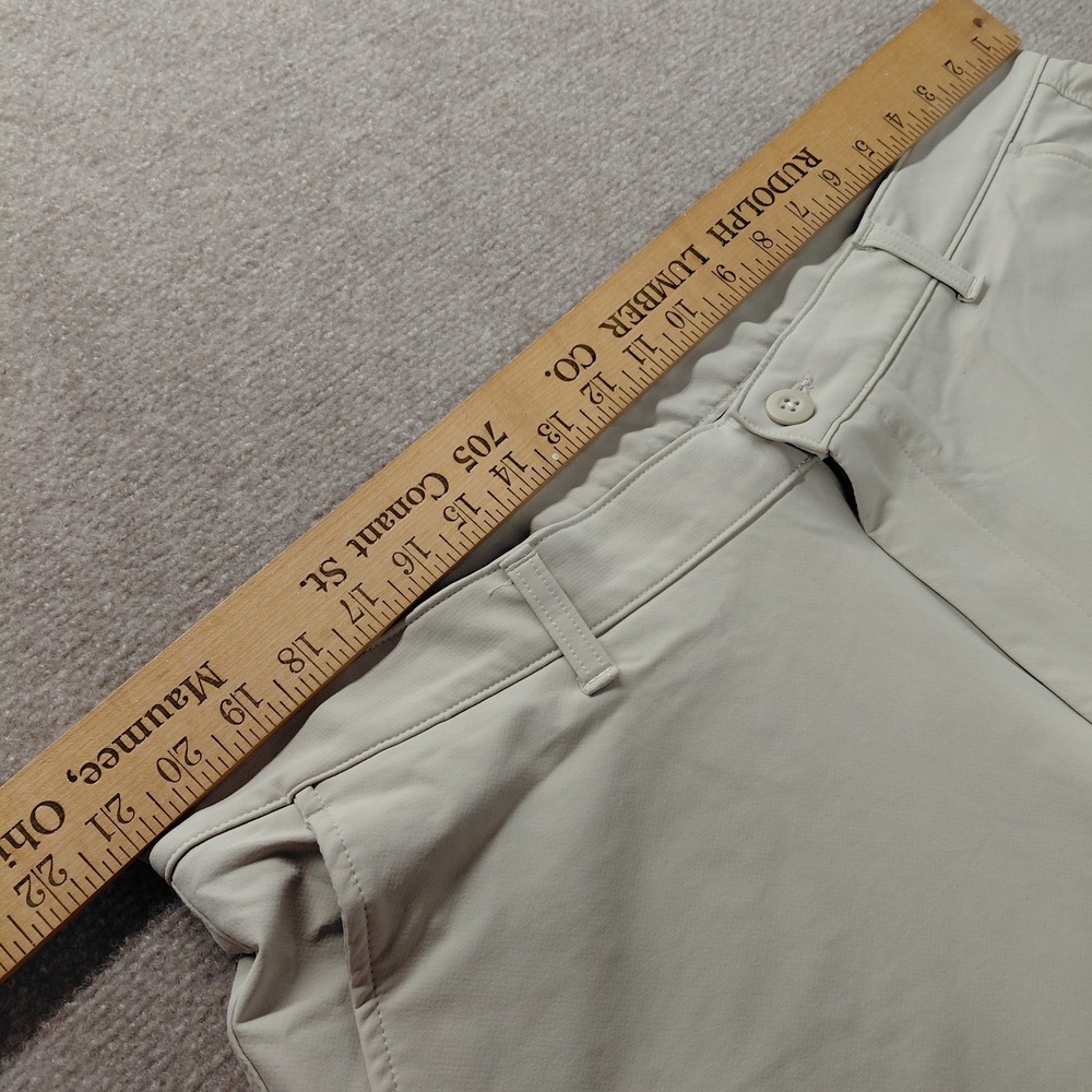 Under Armour Mens 42 Khaki Flat Front Golf Athletic Casual Shorts  9" Inseam UA - Picture 5 of 11